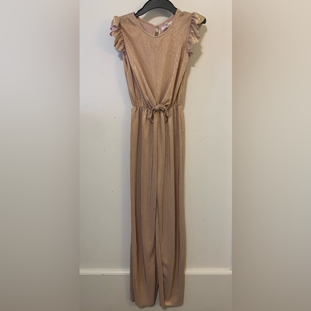 Nannette Girls Shimmer Jumpsuit